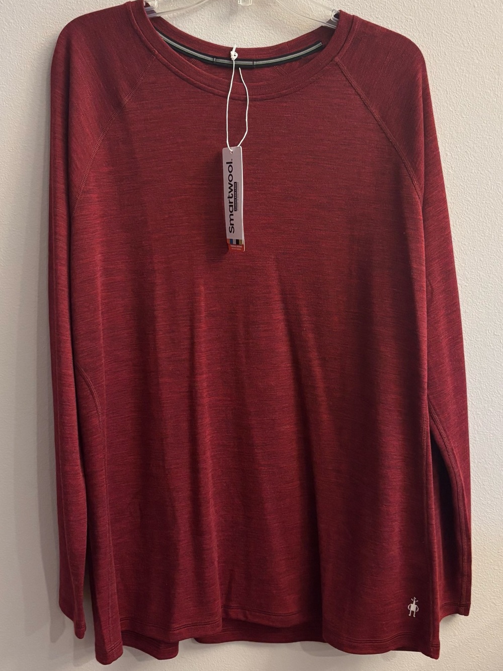 Smartwool Women's Classic Thermal Merino Crew Base Layer Size 3XL Burgundy NEW
